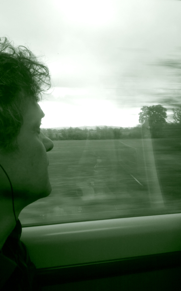 Akis Boyatzis; on the train returning from Bristol